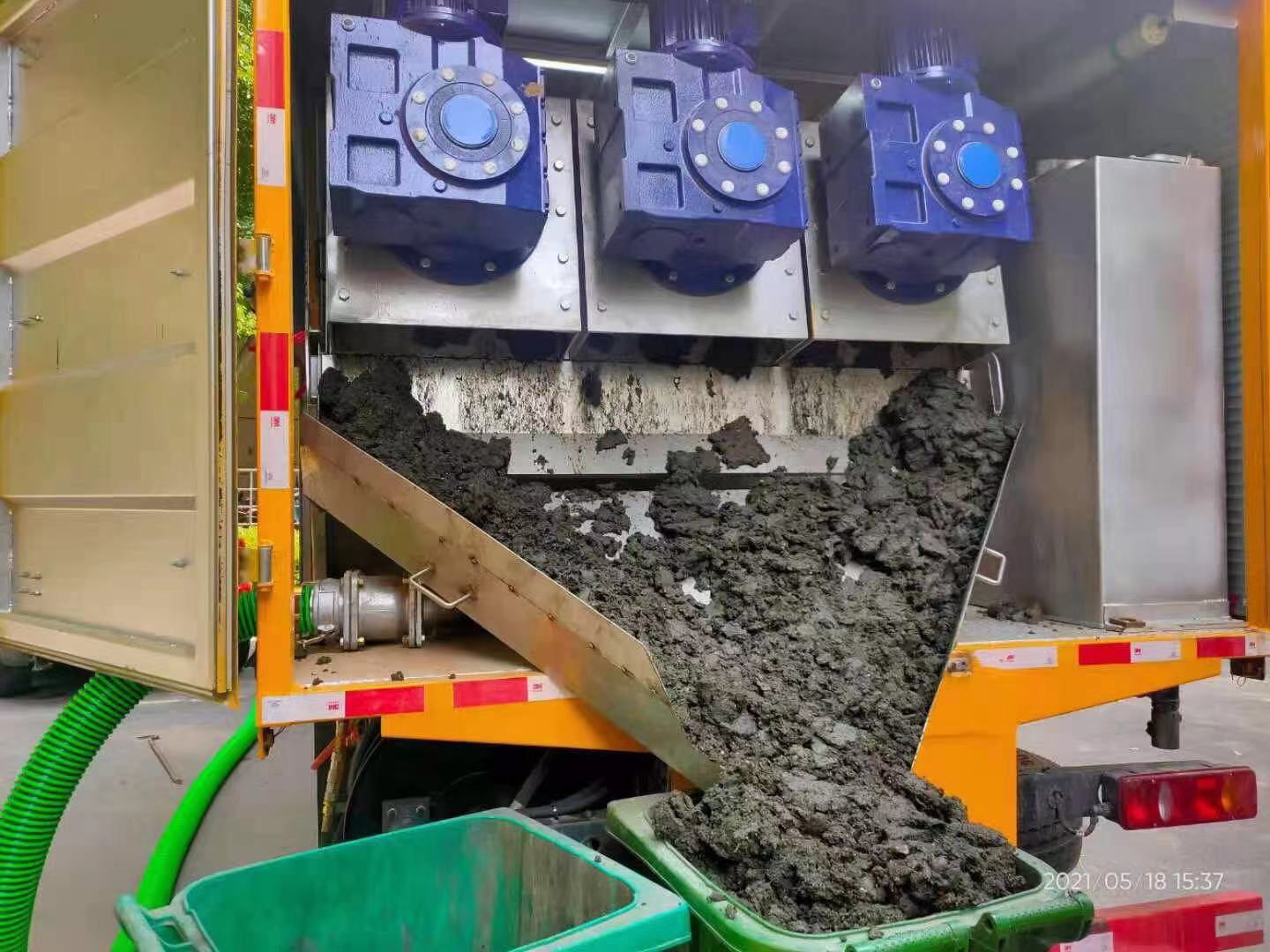 涪陵化粪池清掏城市维护站-泥浆净化干湿分离处理